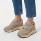 6. Ledersneaker, Wildleder, beige Schuhe, Filippo DP7728/26