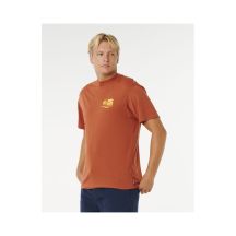 Herren-T-Shirt RIP CURL Pacific Rinse Glass Off, Braun