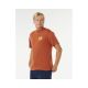 Herren-T-Shirt RIP CURL Pacific Rinse Glass Off, Braun