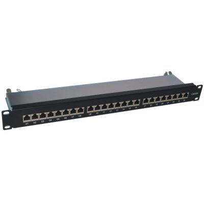 ALANTEC Patchpanel 1U STP Cat.6A 24 LSA-Ports