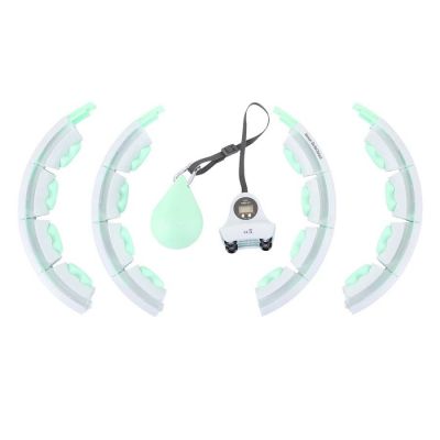 8. Hula Hoop HMS HHW06 mit Noppen, Gewicht und Zähler grün