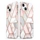6. Supcase Cosmo Hülle für iPhone 14 Plus – rosa Marmor