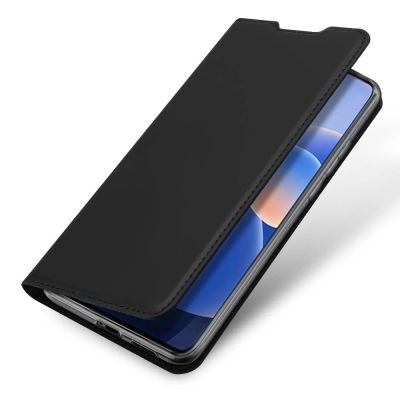 8. Dux Ducis Skin Pro Holsterhülle mit Klappe Vivo X60 schwarz