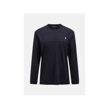 Herren-Langarmshirt PEAK PERFORMANCE M Trail Wool Blend, schwarz