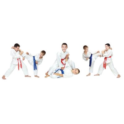 15. Karate-Kimono für Kinder + gratis Gürtel - DBX BUSHIDO ARK-3102 120 cm