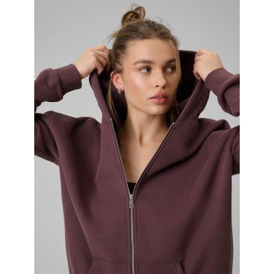 3. Damen-Sweatjacke mit Kapuze 4F 4FRAW25TSWSF2778-82S