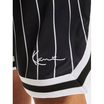 5. Karl Kani Small Signature Nadelstreifen-Mesh-Shorts M 6014920