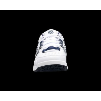 3. K-Swiss Herren-Sneaker ACCOMPLISH IV WEISS/PEACOAT/SILBER-M (07387-177-M)