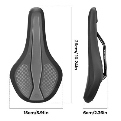 5. Rockbros B824 Sport-Ergonomie-Fahrradsattel – Schwarz