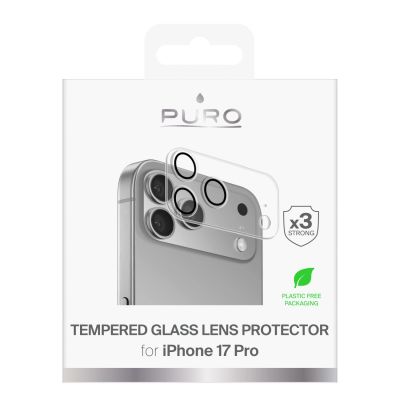 2. Puro Camera Standard Panzerglas für iPhone 17 Pro für Kamerainsel und Objektive
