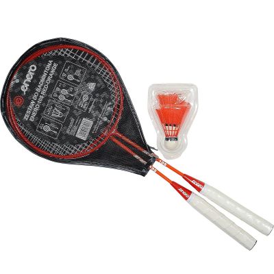 9. Badminton-Set in Rot-Orange, Enero 105 Koffer