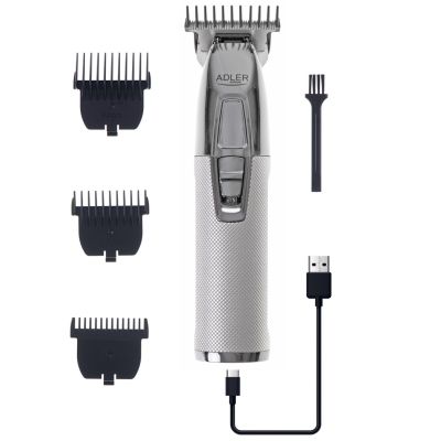 3. ADLER AD 2836s Silberner USB-Trimmer