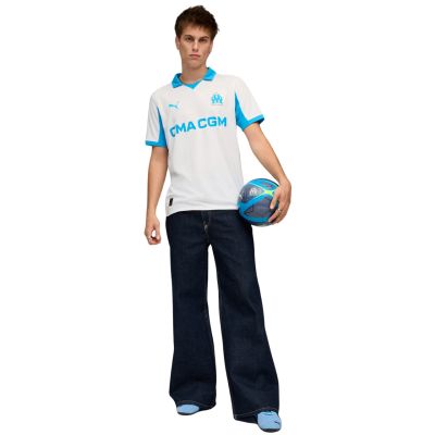 7. Herren Puma Olympique Marseille Heimtrikot Replica weiß 779801 01