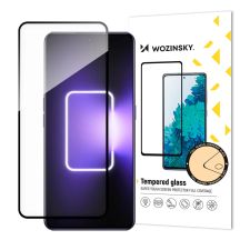 Wozinsky Full Glue Tempered Glass Gehärtetes Glas für Realme GT Neo 5 / Realme GT3 9H Vollbildabdeckung mit schwarzem Rahmen