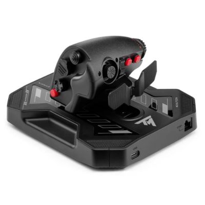 4. Thrustmaster Sol-R 4 HOTAS Schwarzer USB-Joystick + Motorsteuerhebel Analog/Digital PC
