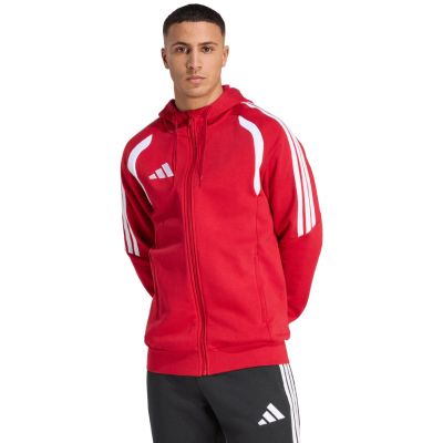 adidas Tiro 26 League Sweatshirt-Kapuzenpullover mit durchgehendem Reißverschluss für Herren, rot, KF9106