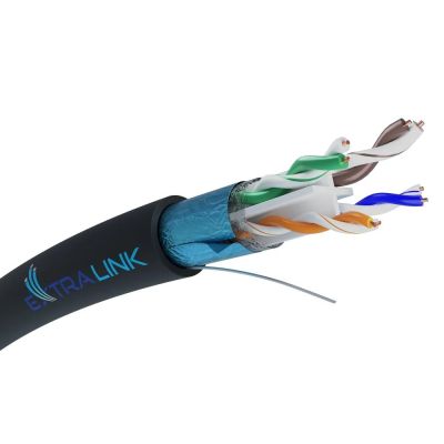 Extralink CAT6 FTP (F/UTP) V2 Outdoor Twisted Pair Netzwerkkabel 305 m