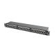 9. Patchpanel Lanberg PPS6-1024-B (1HE; Kat. 6; 24xRJ-45)