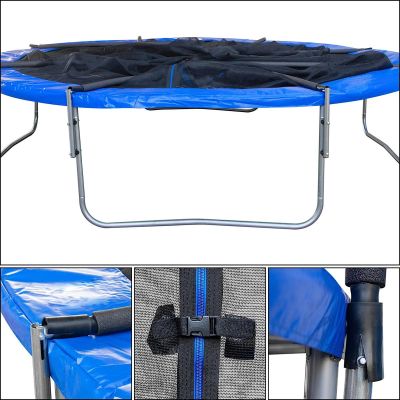 4. Faltbares Gartentrampolin mit Innennetz, 12 Fuß (366 cm), Enero