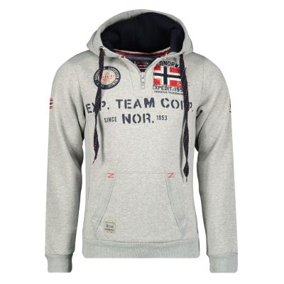 Herren-Sweatshirt Geographical Norway GOPTAINE MEN 100 EO BS2 (WT1885H/GN-LIGHT GREY)