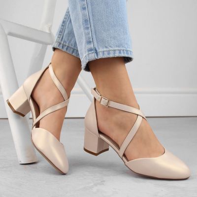 8. Sergio Leone W SK365B Riemchensandalen in Perlbeige 