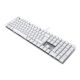 2. CHERRY KC 200 MX Universal-USB-Tastatur QWERTZ, Neusilber, Weiß