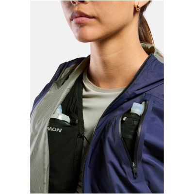 5. Damen-Regenjacke Odlo X-ALP WATERPROOF PRO Jacket, marineblau