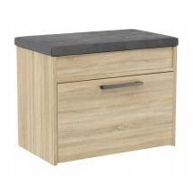 Schuhschrank mit Stauraum PARMA MINI 60x35xH49 Sonoma