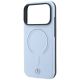 6. Mercedes Leder 3D MagSafe Hülle für iPhone 18 Pro / 17 Pro - Blau