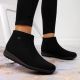 13. Isolierte schwarze Damenstiefeletten Rieker W 98251-00