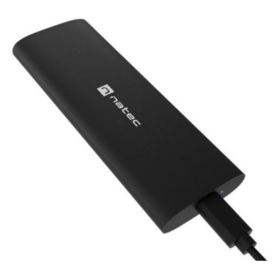 2. EXTERNES SSD-GEHÄUSE NATEC RHINO M.2 NVME LITE USB-C 3.1 GEN 2 ALUMINIUM