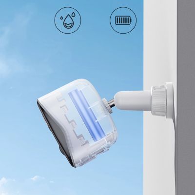 8. Baseus Security N1 2K Außenüberwachungsset (2 Kameras) – Weiß