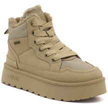 Beige Big Star UU274166 Damen-Plateau-Schneestiefel