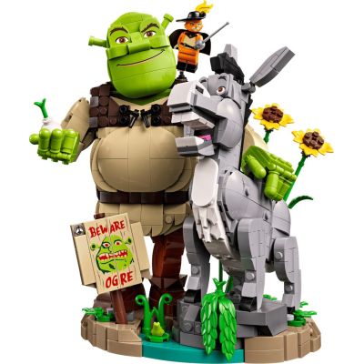 3. LEGO Icons 72423 – Shrek, Esel & Der gestiefelte Kater