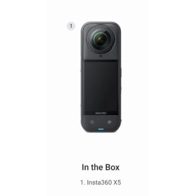 8. Insta360 X5 Standard Bundle Kamera