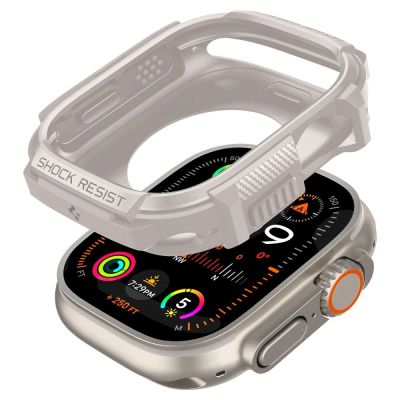 8. Spigen Rugged Armor Hülle für Apple Watch Ultra 1/2 (49 mm) – Beige