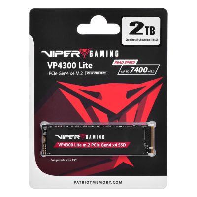 Patriot Viper VP4300L M.2 PCI-Ex4 NVMe 2 TB 7.2 / 6.
