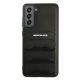 3. AMG AMHCS21FESGSEBK S21 FE G990 czarny/black hardcase Leather Debossed Lines