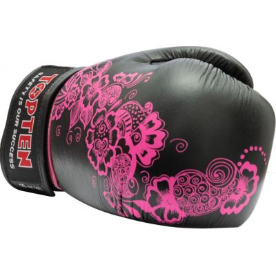 7. TOP TEN „Ultimate Woman“ Boxhandschuhe 10 oz Weiß und Pink