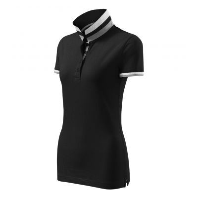 Malfini Collar Up W MLI-25701 Schwarzes Poloshirt