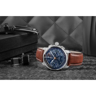 6. Herrenuhr ZEPPELIN Los Angeles LZ 126 7614-3 + BOX