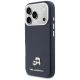 2. Karl Lagerfeld Karl & Choupette Head Pins Saffiano MagSafe Hülle für iPhone 17 Pro Max - Blau