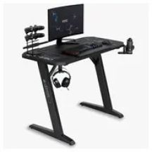 SENSE7 Nomad Cybernetic Schreibtisch Schwarz 100 cm x 50 cm 100x50 cm