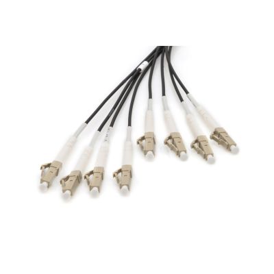 10. Digitus werkseitig konfektioniertes universelles Glasfaser-Breakout-Kabel, Multimode OM4, 8 Fasern, LC/UPC - LC/UPC