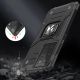7. Wozinsky Ring Armor Tough Hybrid Case Cover + Magnethalter für Samsung Galaxy S22 Ultra rot