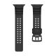 5. Strap Triple Protection für Apple Watch 38 / 40 / 41 mm Armband - schwarz