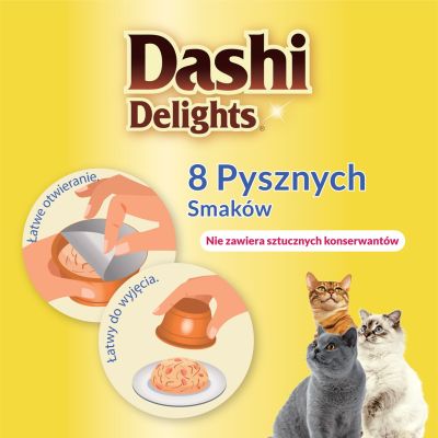 7. INABA Dashi Delights Huhn – Leckerli für Katzen – 70 g