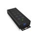 7. ICY BOX IB-HUB1703-QC3 USB 3.2 Gen 1 (3.1 Gen 1) Typ-B 5000 Mbit/s Schwarz