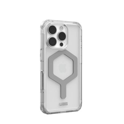 4. Urban Armor Gear Plyo Handyhülle 16 cm (6,3") Silber, Transparent