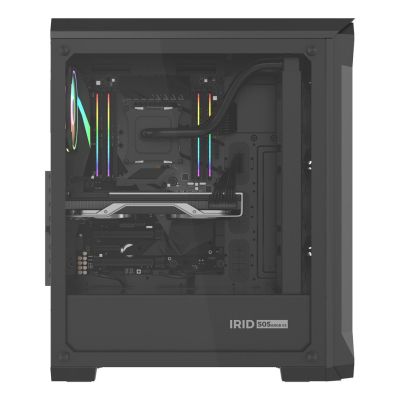2. NATEC Genesis Irid 505 ARGB NPC-1518 Gehäuse (ATX, Micro-ATX, Mini-ITX; Schwarz)
